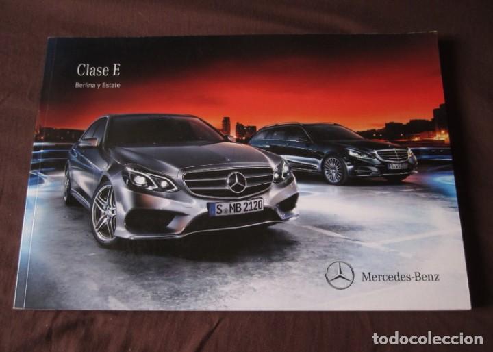 Coches y motocicletas: Mercedes Benz Clase E Berlina y Estate 2013 Catalogo Folleto Publicitario Concesionario (REF-FJL7)