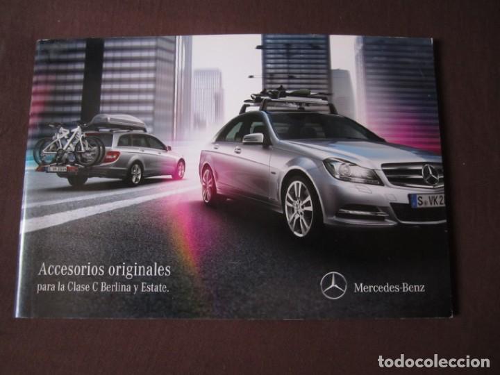 Coches y motocicletas: Mercedes Benz Clase C Berlina Estate Accesorios 2011 Catalogo Publicitario Concesionario (REF-FJL7)