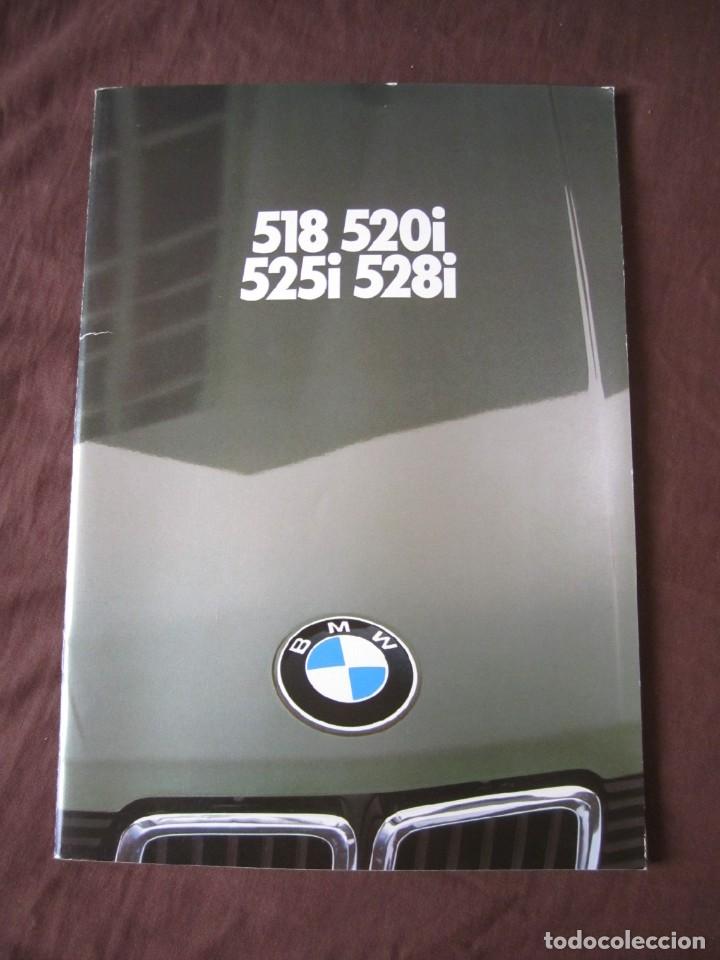 Coches y Motocicletas: BMW 518 520 525 528 i 1982 Catalogo Folleto Publicitario Concesionario (REF-FJL8)