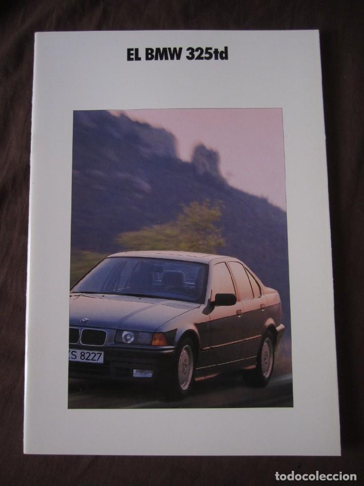 Coches y Motocicletas: BMW 325 TD Turbo Diesel 1991 Catalogo Folleto Publicitario Concesionario (REF-FJL8)