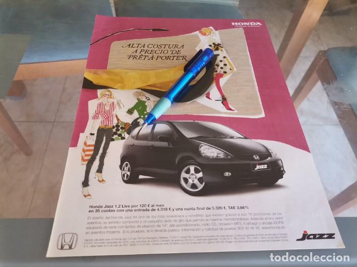 Coches y motocicletas: COCHE HONDA JAZZ 1.2 LIVE ANUNCIO PUBLICIDAD REVISTA 2007
