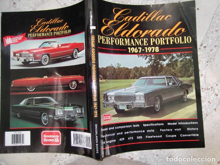 Carros e motociclos: CADILLAC ELDORADO, PERFORMANCE PORTFOLIO 1967-1978, 140 PAGINAS ,ILUSTRADO EN B/N,