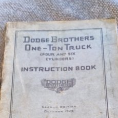Coches y Motocicletas: DODGE BROTHERS INSTRUCTION BOOK. Lote 346313333