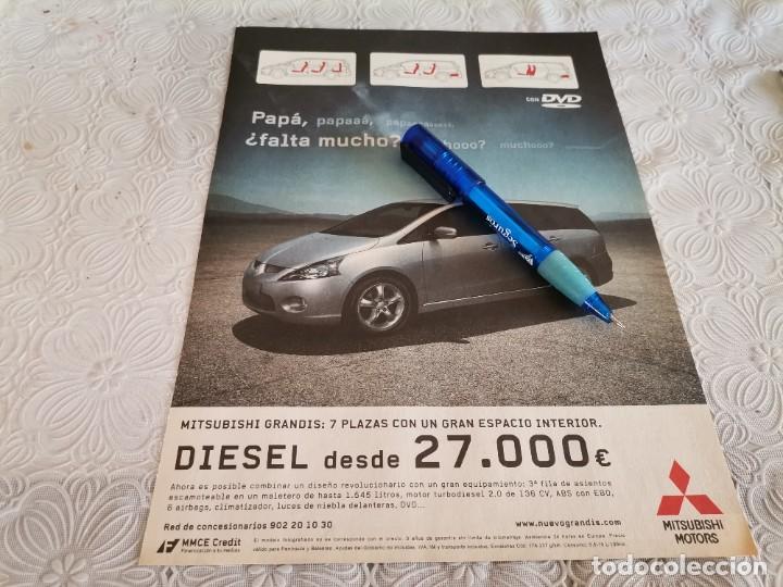 Coches y Motocicletas: COCHE MITSUBISHI GRANDIS ANUNCIO PUBLICIDAD REVISTA 2007