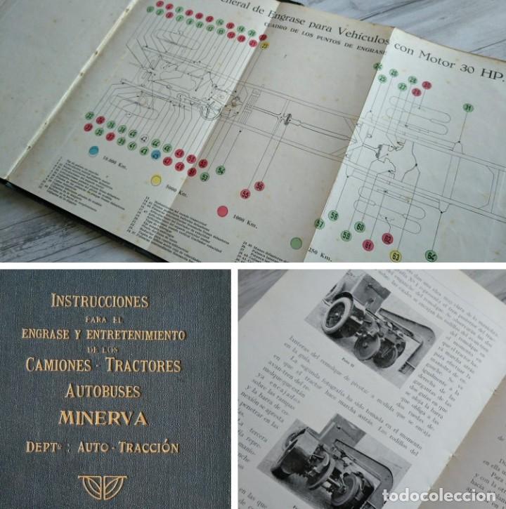 Coches y Motocicletas: RARO: MANUAL PARA CAMIONES, TRACTORES Y AUTOBUSES DE MINERVA MOTORS