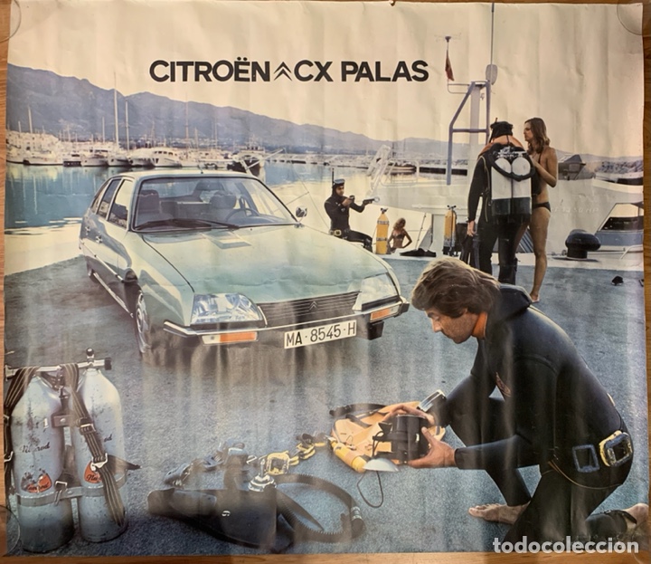 Coches y Motocicletas: P&oacute;ster cartel Citr&ouml;en ZX palas a&ntilde;os 70
