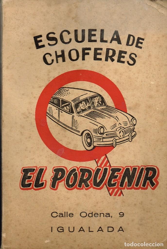 Voitures et Motocyclettes: 50/60&acute;s. ca. Cartilla Ense&ntilde;anza Conductores Autom&oacute;viles ESCUELA EL PORVENIR + ACORDE&Oacute;N SE&Ntilde;ALES
