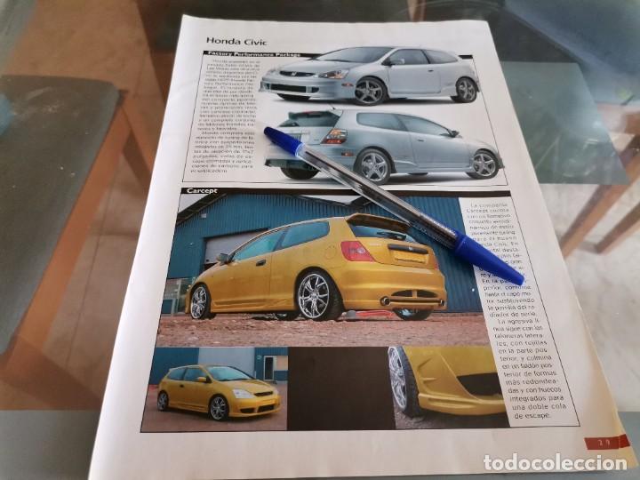 Coches y motocicletas: COCHE HONDA CIVIC REVERSO COCHE HONDA CIVIC RECORTE REVISTA 2004