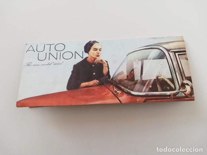 Coches y Motocicletas: CATALOGO AUTO UNION THE NEW MODEL 1000