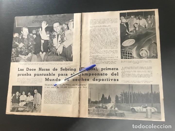 Coches y Motocicletas: 12 HORAS SEBRING (FLORIDA) 1953 - ARTICULO PRENSA RECORTE - CUNNINGHAM JAGUAR OSCA ASTON MARTIN