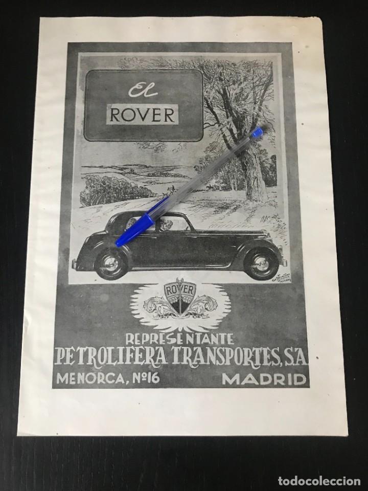 Coches y motocicletas: ROVER / HILLMAN - ANUNCIO PUBLICIDAD PRENSA RECORTE - SEIDA PETROLERA TRANSPORTES SA MADRID