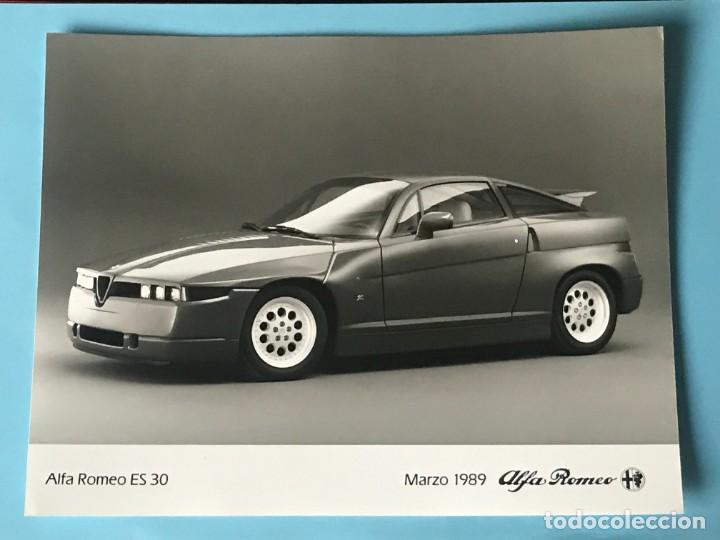 Coches y motocicletas: ALFA ROMEO SZ ES 30 ES30 1989 - FOTO DE PRENSA ORIGINAL PRESS PHOTO - 19x24cm.