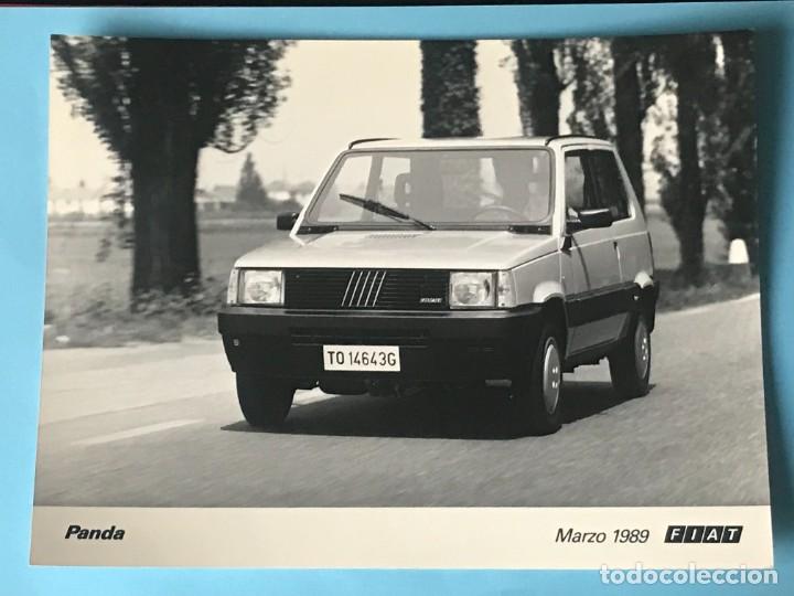 Coches y Motocicletas: FIAT PANDA 1989 - FOTO DE PRENSA ORIGINAL PRESS PHOTO - 18x24cm. - NO SEAT
