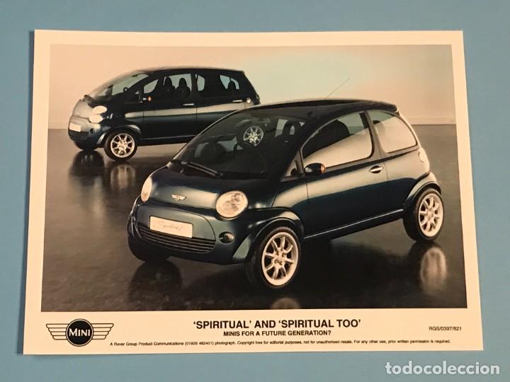 Coches y motocicletas: MINI CONCEPT CAR ROVER SPIRITUAL AND TOO - FOTO DE PRENSA ORIGINAL PRESS PHOTO - 15x20,5cm.