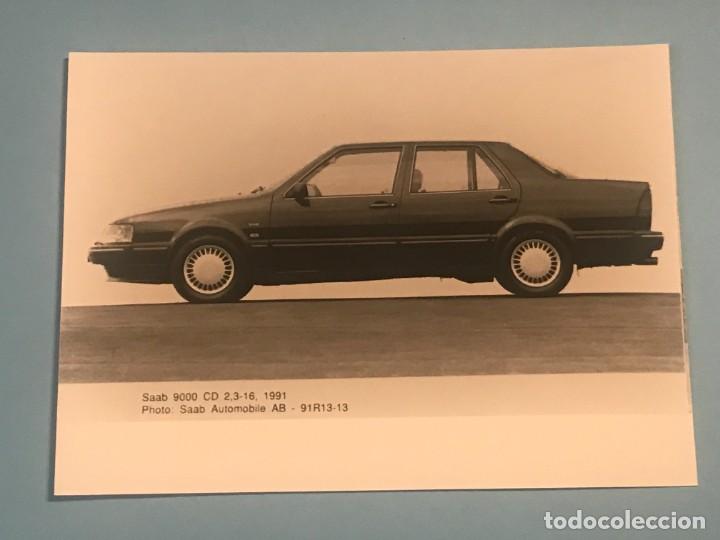 Coches y Motocicletas: SAAB 9000 CD 2.3 16 1991 - FOTO DE PRENSA ORIGINAL PRESS PHOTO - 13x18cm.