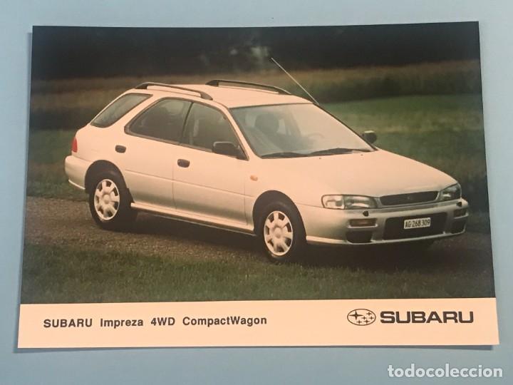 Coches y Motocicletas: SUBARU IMPREZA 4WD COMPACT WAGON COMPACTWAGON - FOTO DE PRENSA ORIGINAL PRESS PHOTO - 13x18cm.