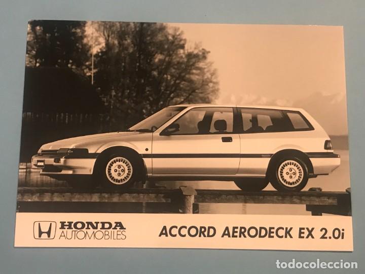 Coches y motocicletas: HONDA ACCORD AERODECK EX 2.0i - FOTO DE PRENSA ORIGINAL PRESS PHOTO - 13x18cm.