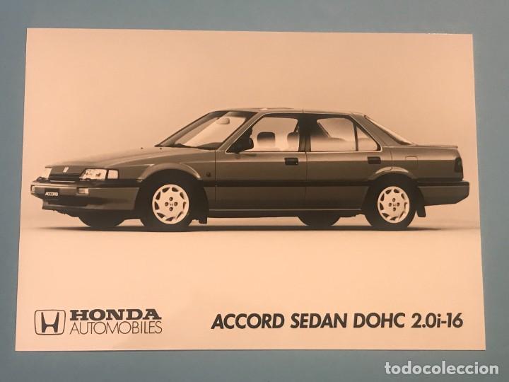 Coches y motocicletas: HONDA ACCORD SEDAN DOHC 2.0i-16 - FOTO DE PRENSA ORIGINAL PRESS PHOTO - 13x18cm.