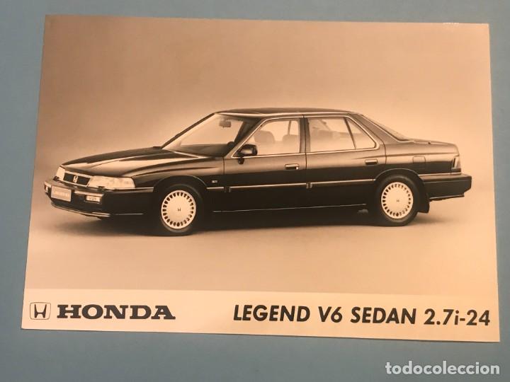 Coches y motocicletas: HONDA LEGEND V6 SEDAN 2.7i-24 - FOTO DE PRENSA ORIGINAL PRESS PHOTO - 13x18cm.