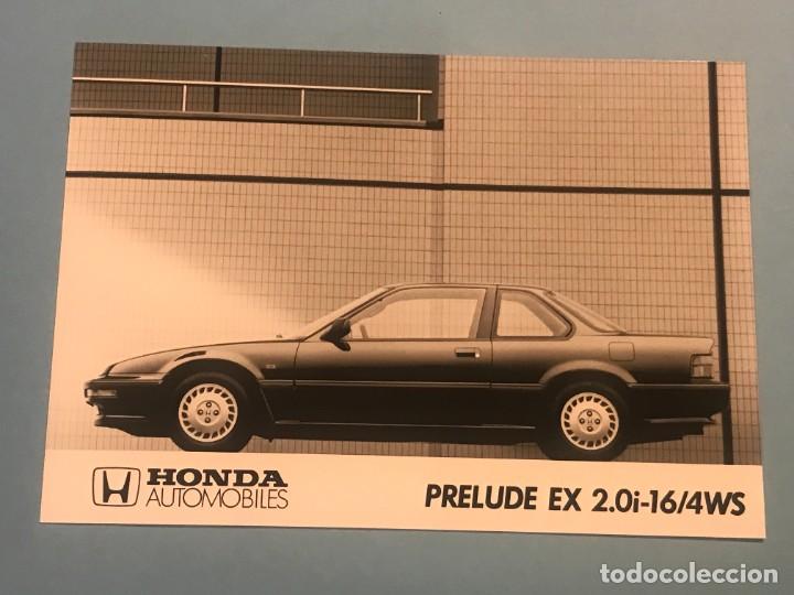 Coches y motocicletas: HONDA PRELUDE EX 2.0i-16/4WS - FOTO DE PRENSA ORIGINAL PRESS PHOTO - 13x18cm.