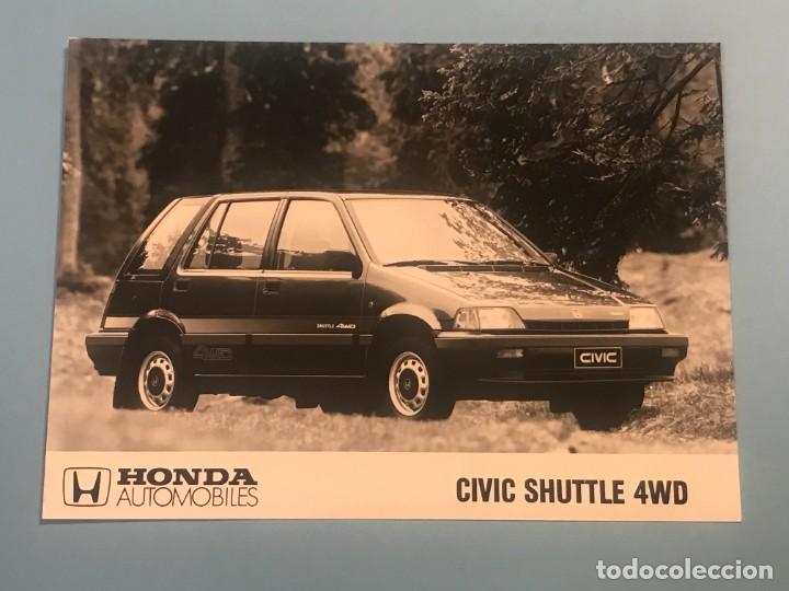 Coches y motocicletas: HONDA CIVIC SHUTTLE 4WD - FOTO DE PRENSA ORIGINAL PRESS PHOTO - 13x18cm.