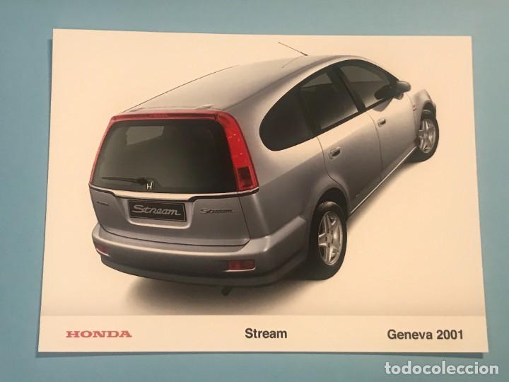Coches y motocicletas: HONDA STREAM 2001 - FOTO DE PRENSA ORIGINAL PRESS PHOTO - 15,5x20cm.