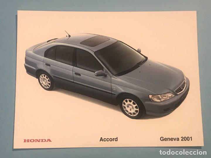 Coches y motocicletas: HONDA ACCORD 2001 - FOTO DE PRENSA ORIGINAL PRESS PHOTO - 15,5x20cm.