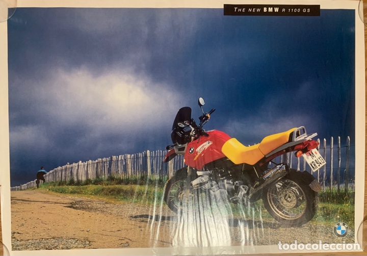 Voitures et Motocyclettes: P&oacute;ster cartel original a&ntilde;os 90 BMW R 1100 GS