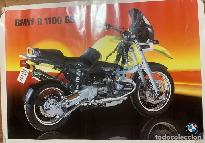 Voitures et Motocyclettes: P&oacute;ster cartel original a&ntilde;os 90 BMW R 1100 GS