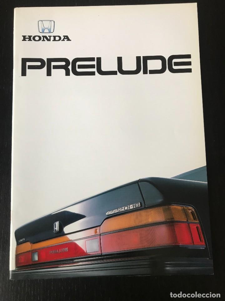 Coches y Motocicletas: HONDA PRELUDE - CATALOGO FOLLETO PUBLICIDAD - 1988 INGLES