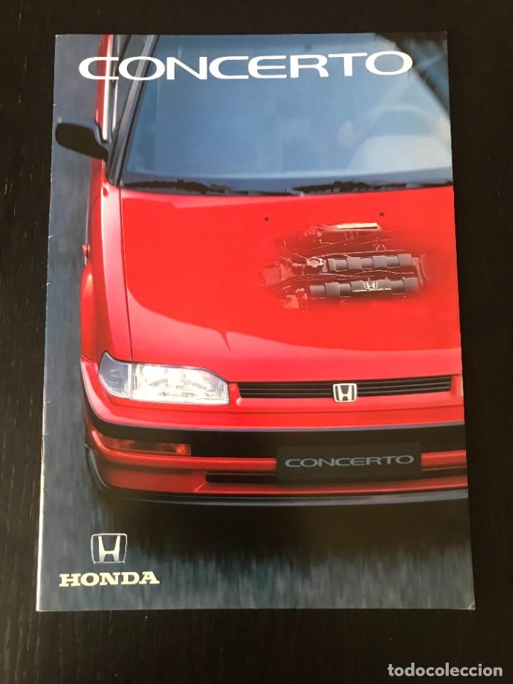 Coches y motocicletas: HONDA CONCERTO - CATALOGO FOLLETO PUBLICIDAD - 1990 FRANCES