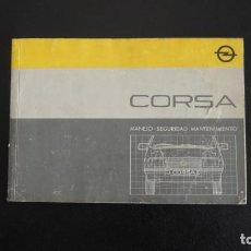 Coches y Motocicletas: MANUAL USUARIO OPEL CORSA 1986