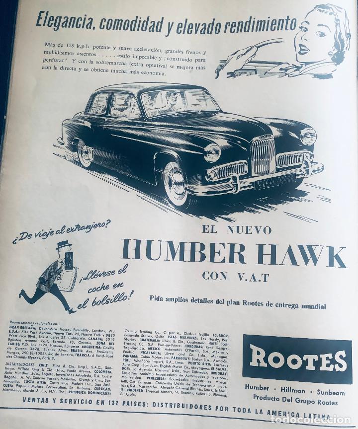 Autos und Motorr&auml;der: Publicidad en prensa. Coches Humber Hawk. Revista original 1954. Gran tama&ntilde;o: 26 x 36 cm.