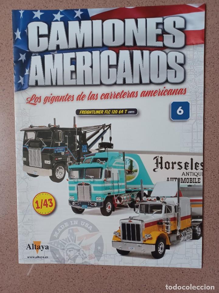 Autos und Motorr&auml;der: Fasc&iacute;culo 6 FREIGHTLINER FLC 120 64 T USA CRYORO (1977) Colecci&oacute;n Camiones Americanos Salvat Nuevo
