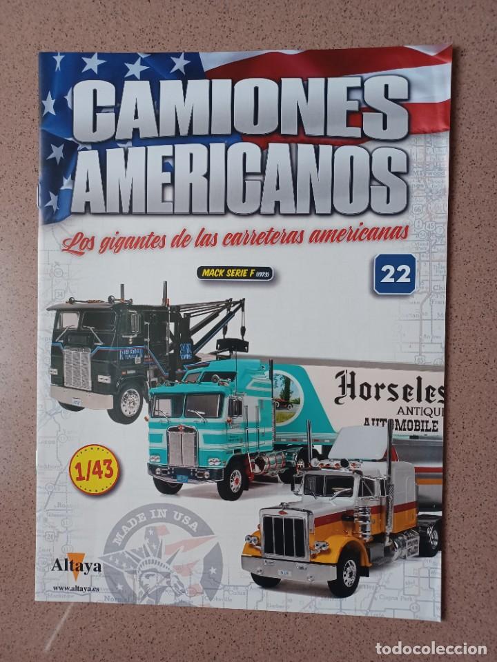 Automobili e Motociclette: Fasc&iacute;culo 22 MACK SERIE F (1973) T. KARL PITZER (1973) Colecci&oacute;n Camiones Americanos Salvat Nuevo