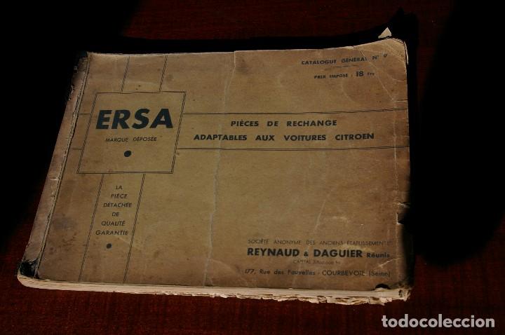 Coches y Motocicletas: libro de piezas de recambio en coches citroen , original