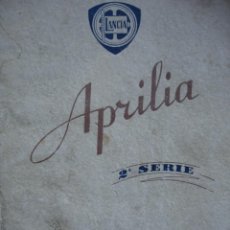 Coches y Motocicletas: CATALOGO LANCIA APRILIA 2ª SERIE 1945 RECAMBIOS.326 PG