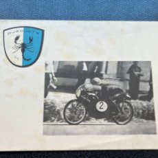 Coches y Motocicletas: DERBI MONTESA JOSE MARIA BUSQUETS FELICITACION NAVIDAD 1965
