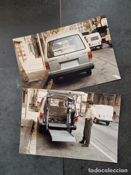 Coches y Motocicletas: FOTOS ORIGINALES PLATAFORMAS ELEVADORAS MINUSVALIDOS TAP. NISSAN VANETTE. 10X15 CM.1989