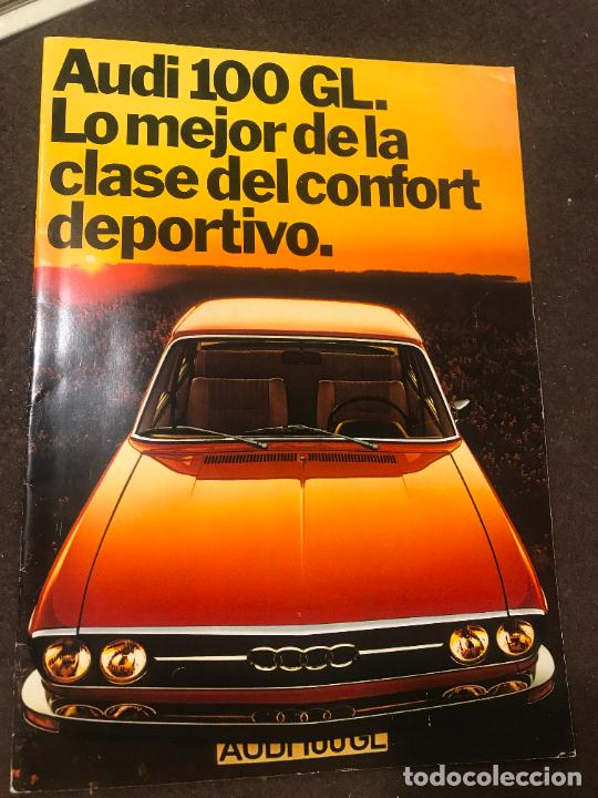 Carros e motociclos: Catalogo Audi 100 GL a&ntilde;o 1972 total 24 paginas en espa&ntilde;ol bien conservado