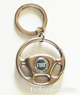 Coches y Motocicletas: ELEGANTE LLAVERO - VOLANTE DE COCHE - FIAT - PUBLICIDAD CON LOGOTIPO - TRANSPORTE - MINIATURA