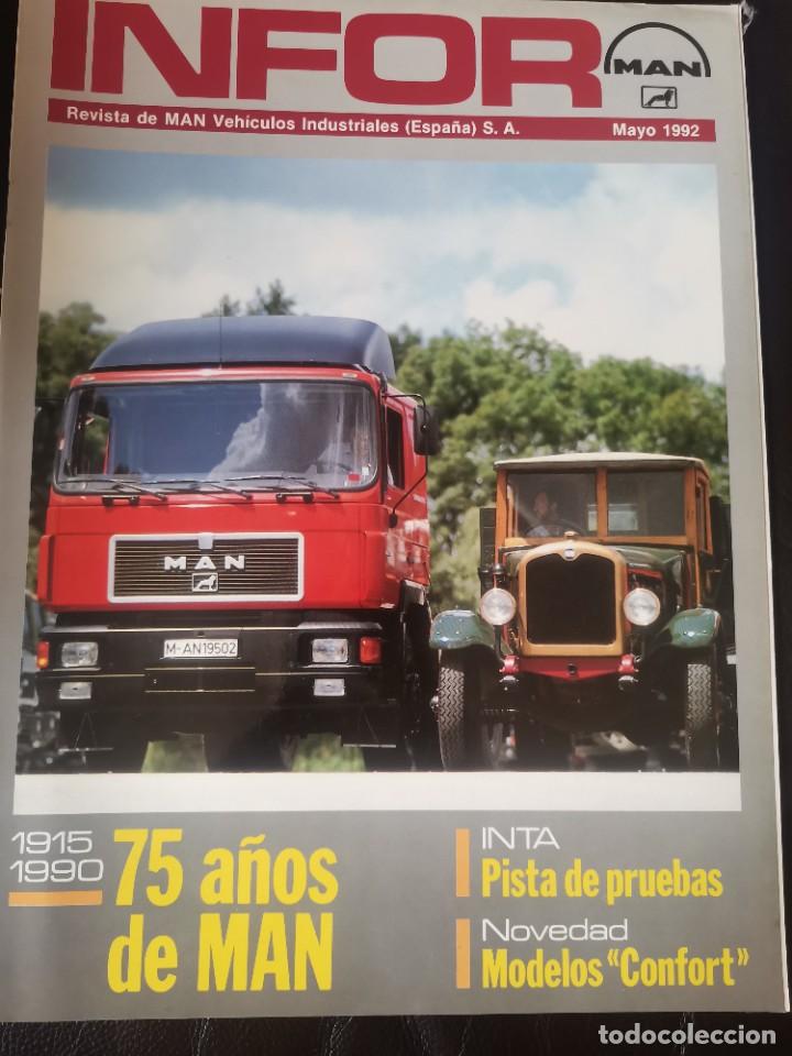 Coches y motocicletas: 1992 REVISTA MAN VEHICULOS INDUSTRIALES ( ESPA&Ntilde;A ) S. A.