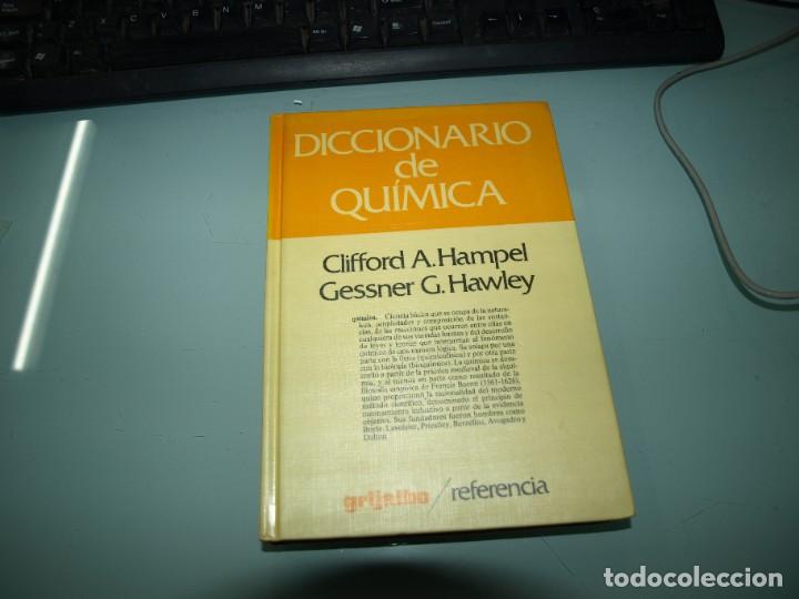 Coches y motocicletas: Diccionario de quimica, Grijalbo