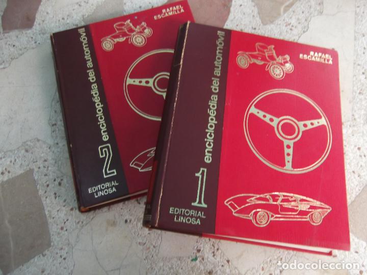 Carros e motociclos: enciclopedia del automovil 2 volumenes, editorial linosa, modelos, mecanica, pruebas tecnicas ,rueda