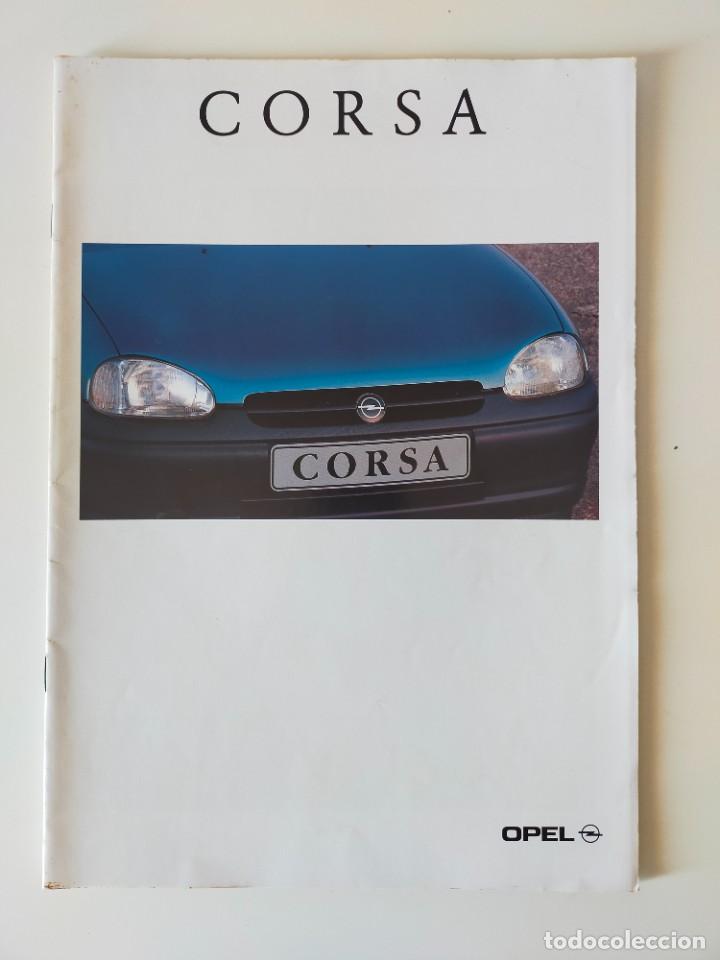 Cars and Motorcycles: OPEL CORSA - CAT&Aacute;LOGO ORIGINAL - A&Ntilde;O 1993