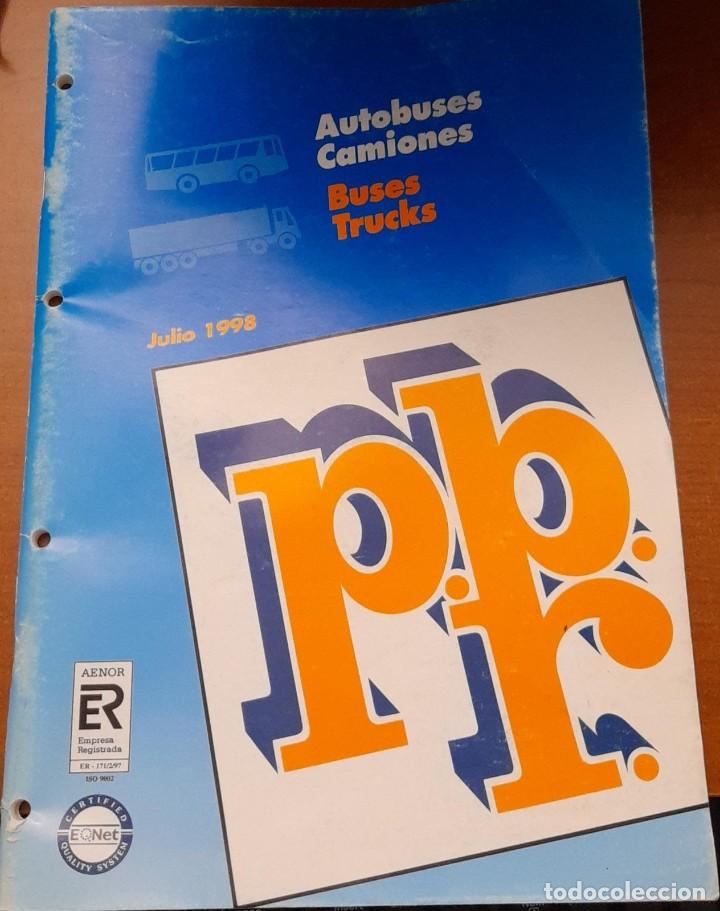 Automobili e Motociclette: INFORMACIONES T&Eacute;CNICAS DE AUTOBUSES Y CAMIONES PPR, JULIO DE 1998