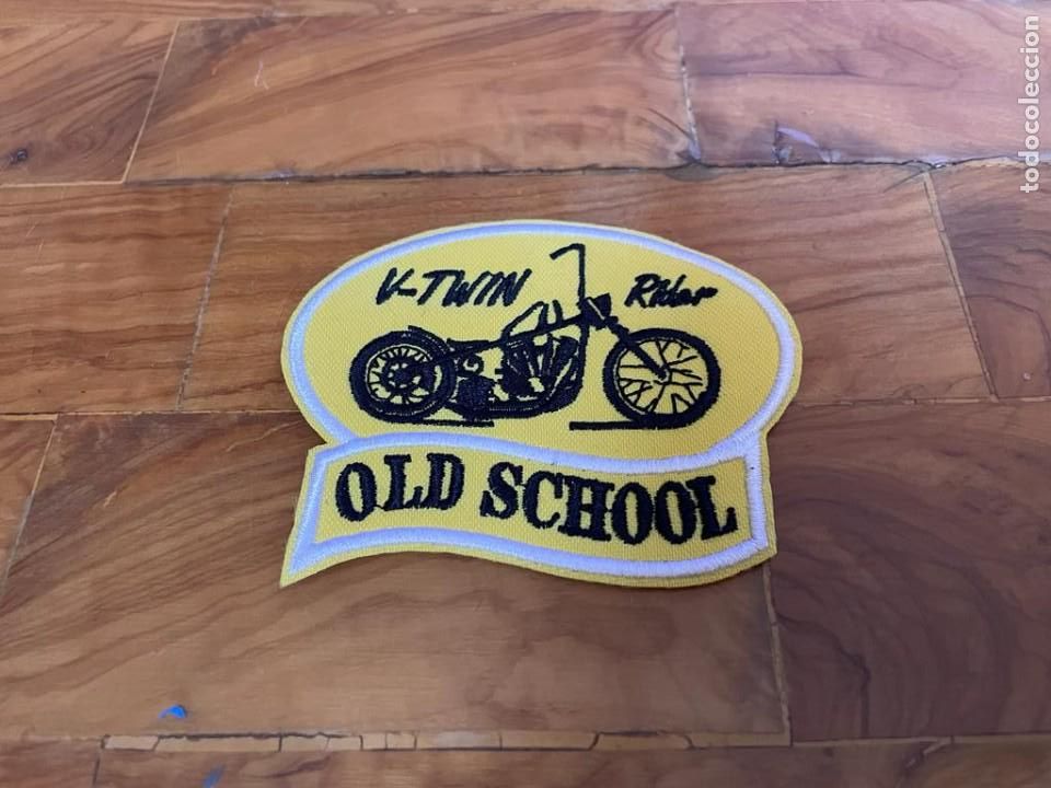 Automobili e Motociclette: Parche Bordado Old School Harley V-Twin Biker 1% - Hod Rod - Rocker - Rockabilly Kustom Kulture -