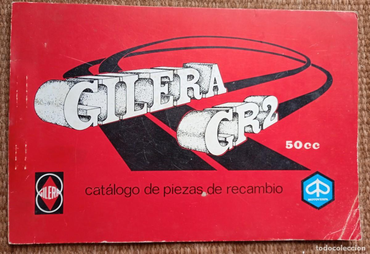 Coches y Motocicletas: MOTO VESPA GILERA GR2 - CATALOGO DE PIEZAS DE RECAMBIO - 10 LAMINAS - 1980