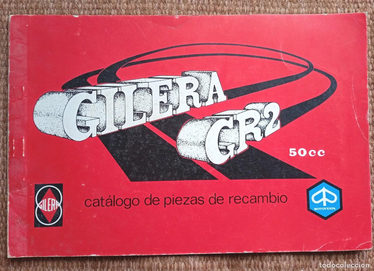 Coches y Motocicletas: MOTO VESPA GILERA GR2 - CATALOGO DE PIEZAS DE RECAMBIO - 10 LAMINAS - 1980