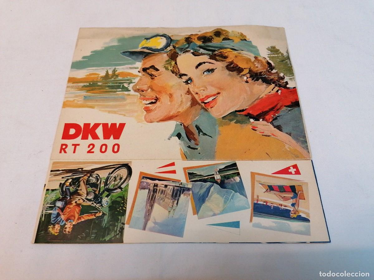 Coches y Motocicletas: CAT&Aacute;LOGO DESPLEGABLE DKW AUTO UNI&Oacute;N MOTOCICLETAS RT 200